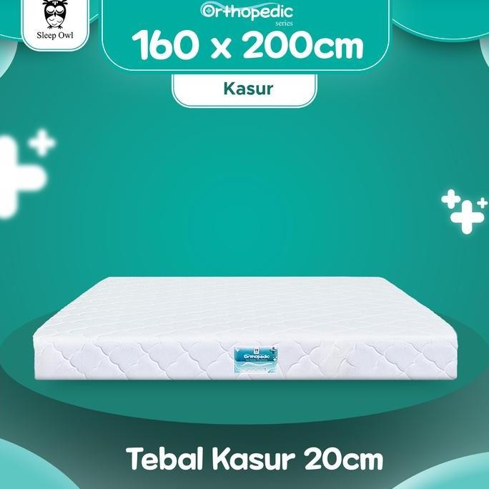 Sleep Owl Orthopedic Kasur Busa Rebonded Zipper 160 X 200