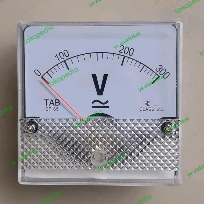 Volt Meter Analog Ac/Dc Cr-65 300V Voltmeter Murah