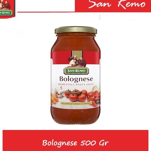 

San Remo Pasta Sauce Bolognese Gr Saus Pasta Bolognese