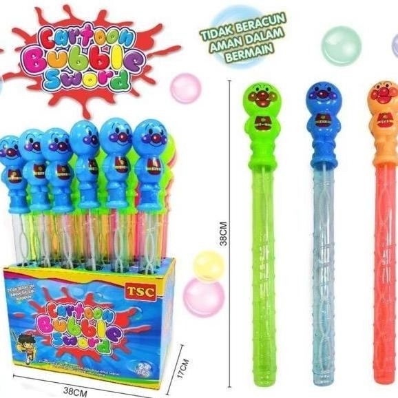 Mainan Bubble Sabun Stick Gelembung Tiup Balon Karakter