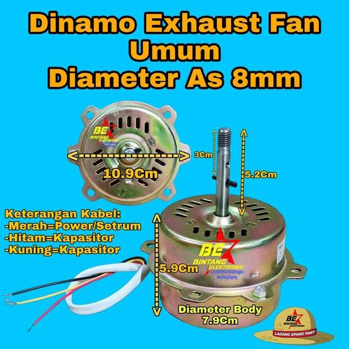 DINAMO EXAUST FAN MASPION EKSOS SEKAI DINAMO EKSOS UNIVERSAL BEST SELLER
