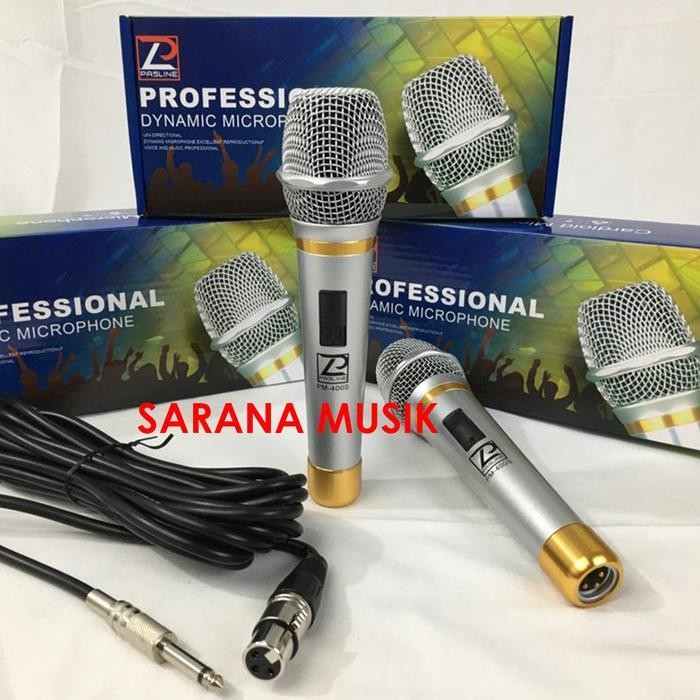 Mic Kabel Pasline PM-400S Pasline PM400S Pasline PM 400 Switch Mic