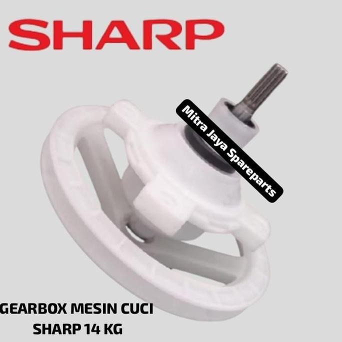 GEARBOX MESIN CUCI SHARP 14 KG 2 TABUNG/ GIRBOK MESIN CUCI SHARP 14 KILO / GEARBOX MESIN CUCI SHARP 