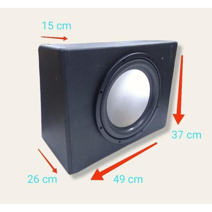 Subwoofer pasif 12inch plus box