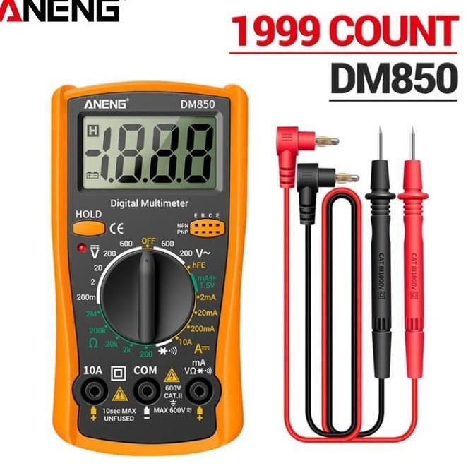 Digital Multimeter Voltage Tester Avo Meter- Dm850 Terbaik