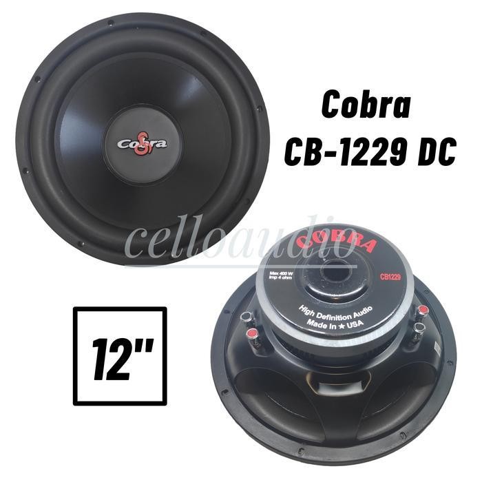 Subwoofer Cobra CB-1229 DC Subwoofer Double Coil 12 Inch CB 1229 DC
