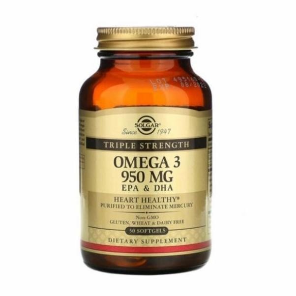 Jual solgar omega 3 950mg EPA & DHA 50.softgel