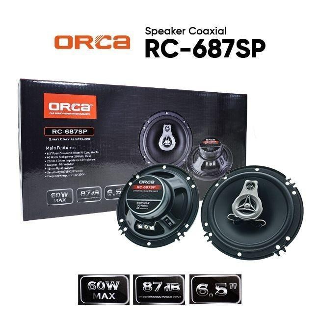 Speaker Orca RC 687 6 Inch/ Speaker Orca 6.5 Inch Mobil Universal