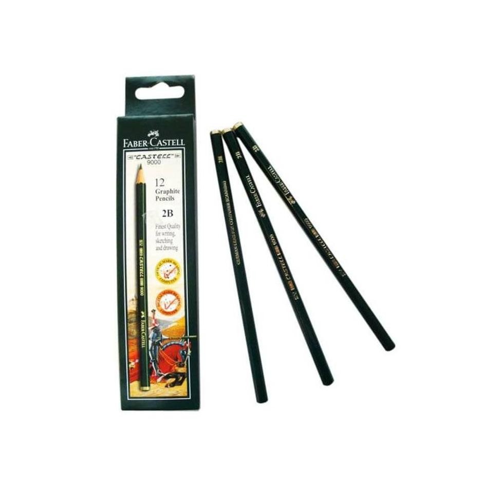 

Pensil 2B Faber Castell Lusinan 12 Pensil