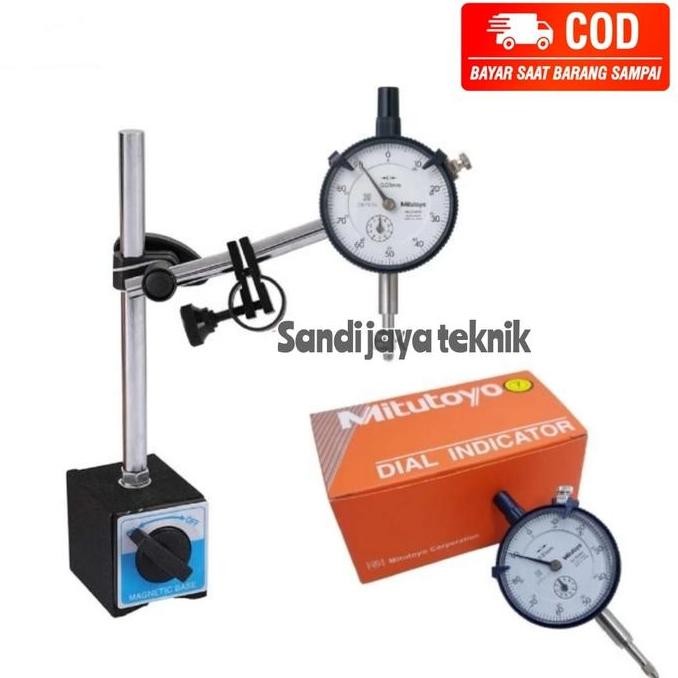 

Paket Dial Indicator Mitutoyo 2046S + Magnetic Base Test Stand Gauge