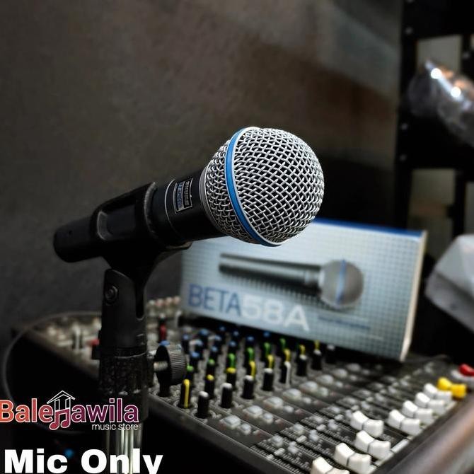 Mic Kabel Cable Super Cardioid Dynamic Vocal Mic Shure Beta 58Ba Beta 58A
