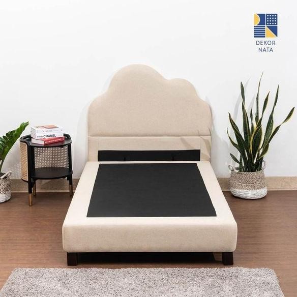 May Divan Single + Sandaran Tempat Tidur Minimalis - Dekornata