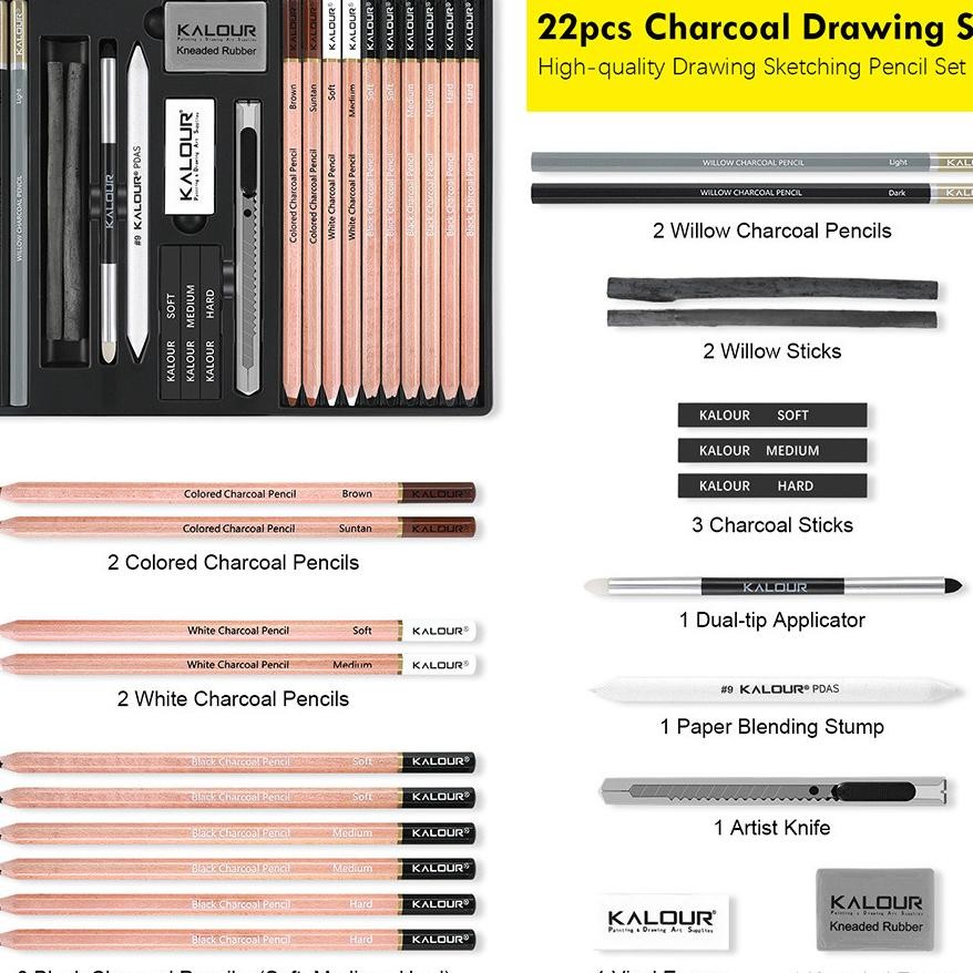 

Set Pensil Gambar 22Pcs 36Pcs Pilihan Lengkap Untuk Pemula Hingga Profesional
