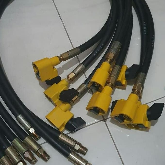 Selang Gas Pigtail 2Meter + Regulator