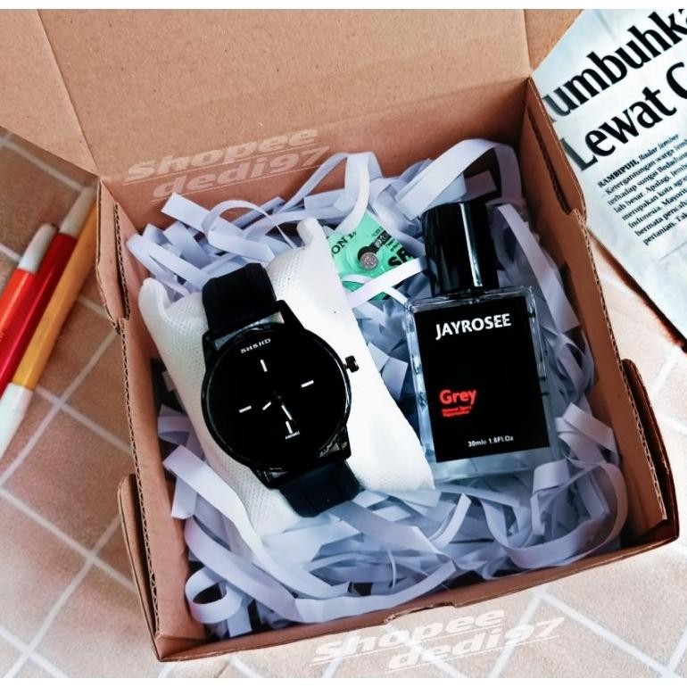 Jw_12 Bonus Parfum|Jam Tangan Pria|Fashion Korea| Ng-92