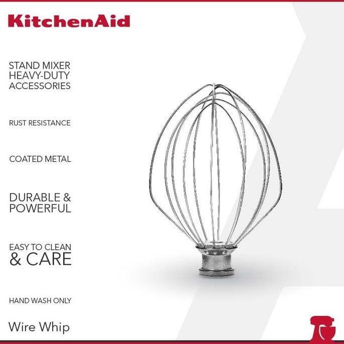 KitchenAid Wire Whip K5AWW | Pengocok Putih Telur Mixer Heavy Duty