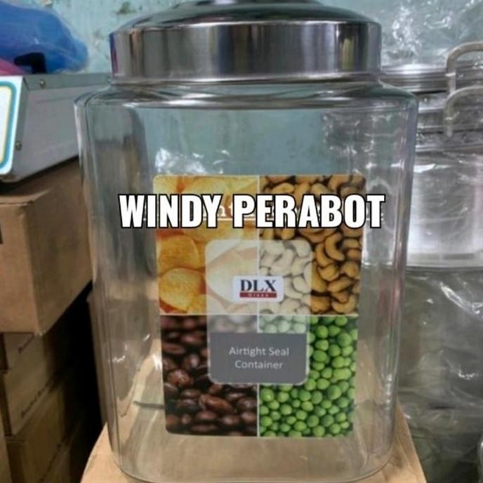 TERBARU - Toples Kaca DLX/Toples Asinan Segi ( TP,KAFE B SEAL)