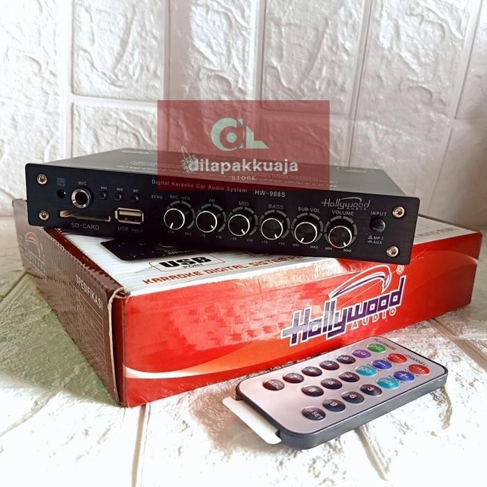 Pre Amplifier Audio Mobil Parametrik Audio Mobil Karaoke USB SD Card