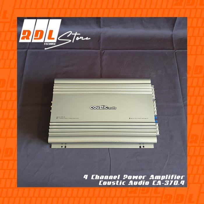 4 Channel Power Amplifier Coustic Audio CA-370.4