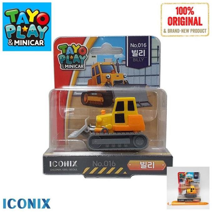 Diskon Mainan Tayo Billy Bulldozer Iconix - Mobil Traktor Mainan Anak Korea