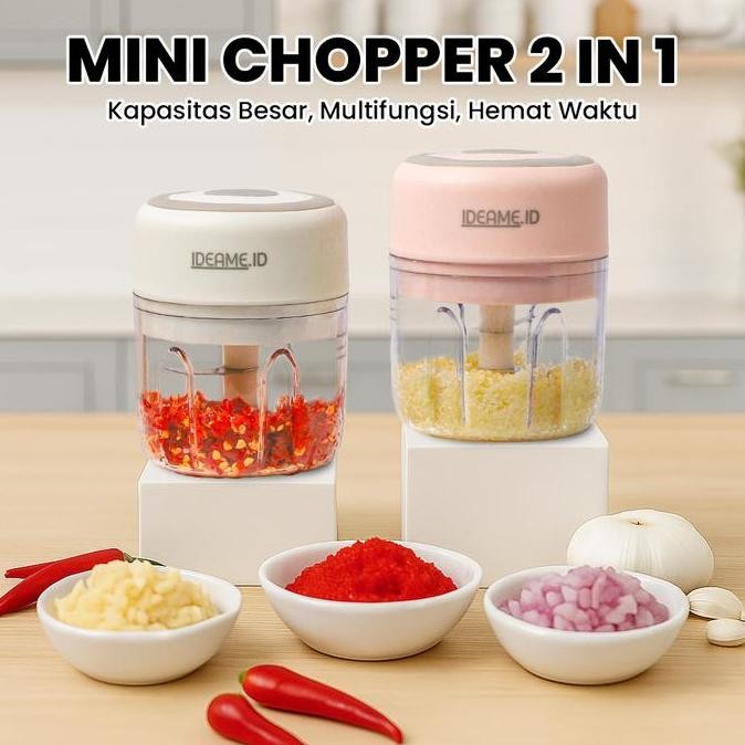 Ideame Hand Mixer Wireless - Blender Tangan USB Rechargeable Pengocok Telur Mini