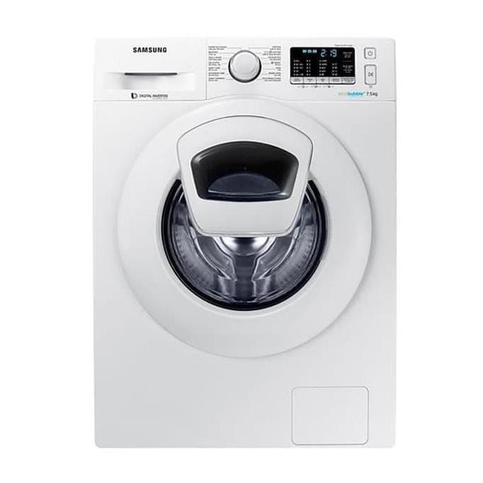 TERBARU - Samsung WW75K5210YW Front Loading Mesin Cuci [7.5 kg]