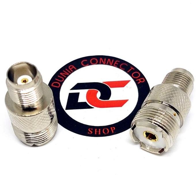 SIAP KIRIM KONEKTOR PL FEMALE TO TNC FEMALE ADAPTER RF ANTENA TWN