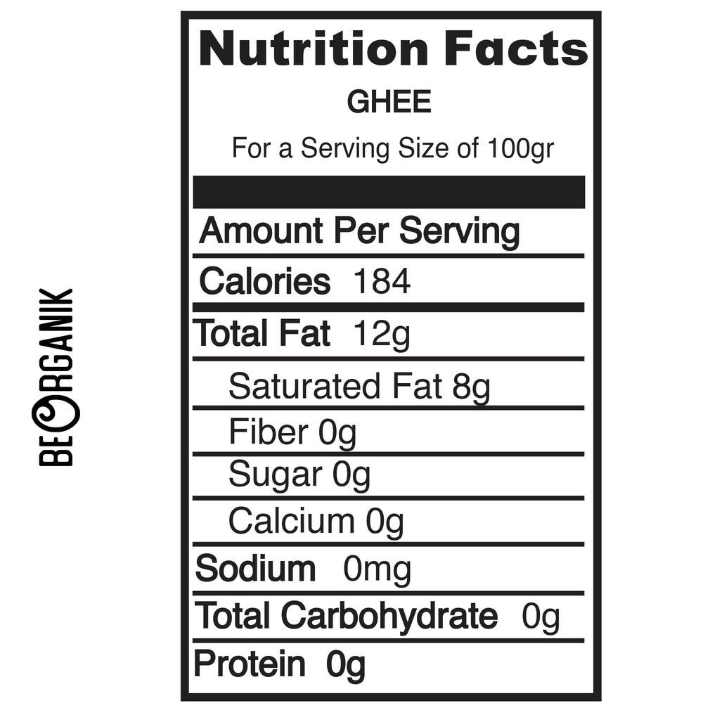

{Salt} Beorganik Ghee / Grass Fed Ghee Clarified Butter 100Gr Lij-56