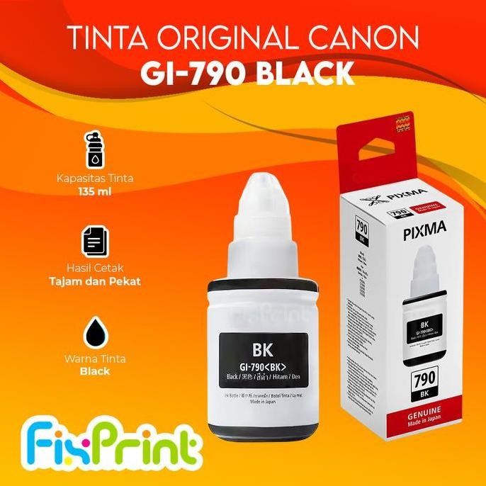 TERBARU - Tinta printer Canon GI790 GI-790 G1010 G2010 G3010 G4010 Ori
