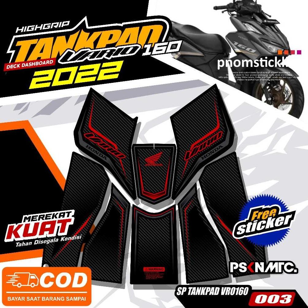 Diskon Tankpad Vario 160 Pelindung Dashboard Vario 160 Deckpad Vario 160 2022 Dashboard Protector 10