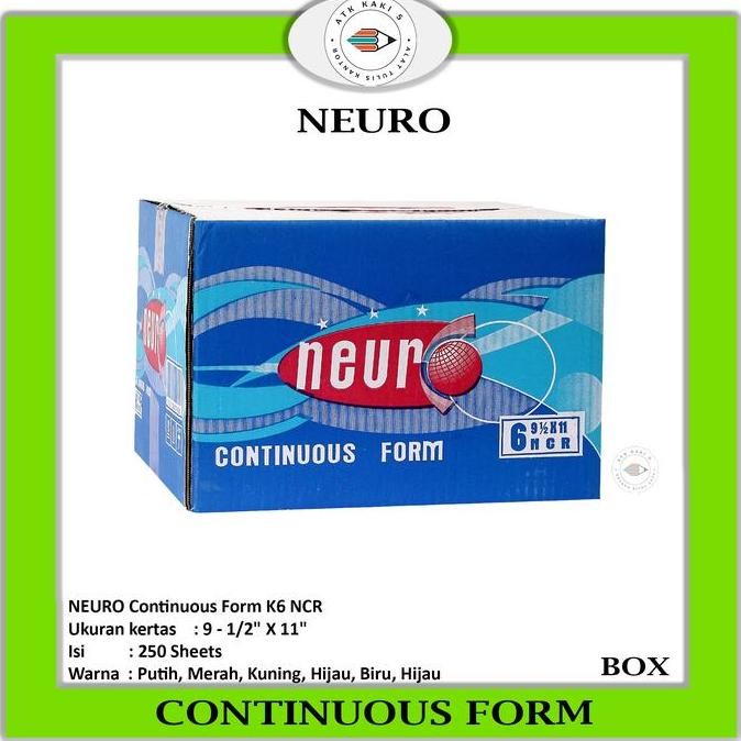 

TERBARU - Continous Form 91/2 x 11 6 Ply ( K6 Neuro ) NCR / Kertas Komputer