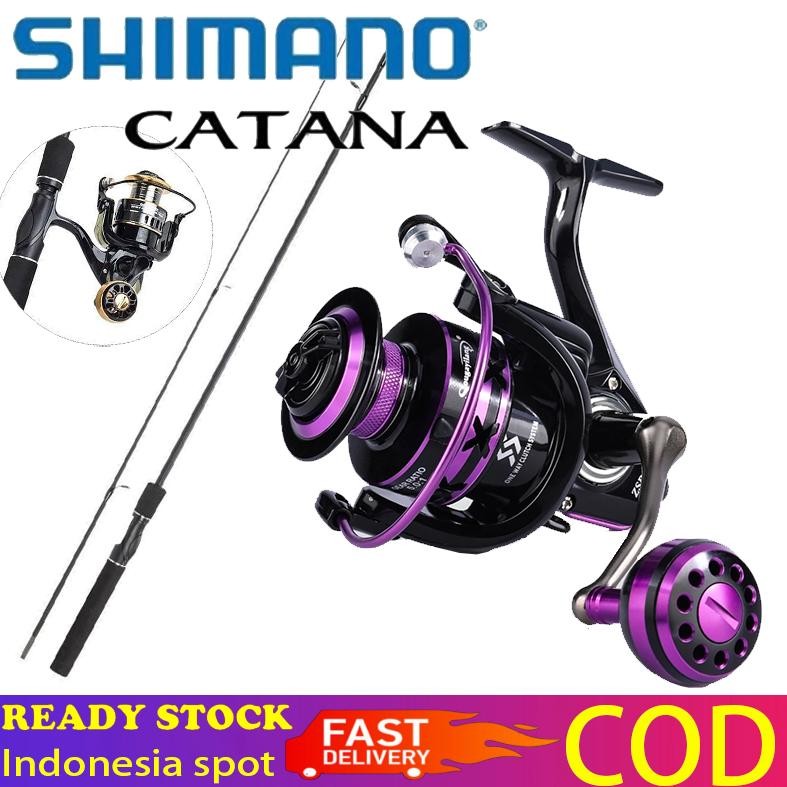 Terlaris Shimano Satu Set Reel Pancing Reel Pancing Murah Kuat Power 1.65M/1.8M/2.1M Joran Pancing R