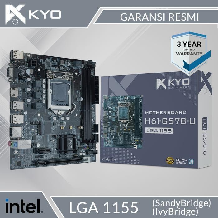 Motherboard Kaizen H61 Lga 1155 Ddr3 H61 Mainboard Mobo H61