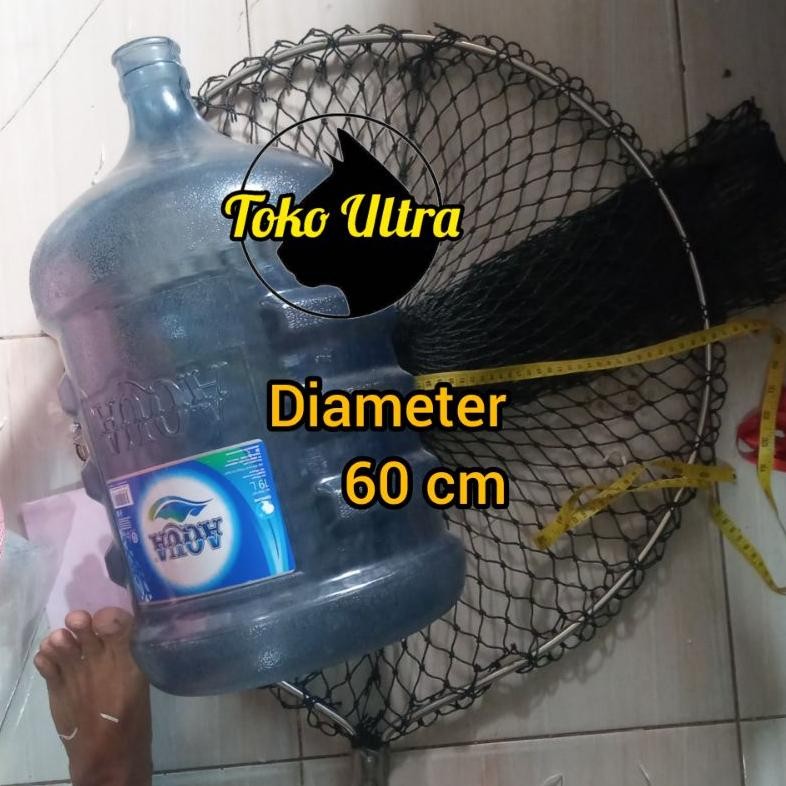 Sale Serokan Ikan Besar / Serokan Stainles / Serokan Galatama / Seser Ikan / Serokan Jumbo / Serokan