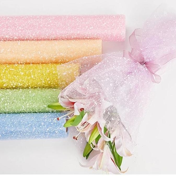 

TERLARIS - Flower Mesh Snowy / Jaring Salju / Jala Salju / Flower Wrapping