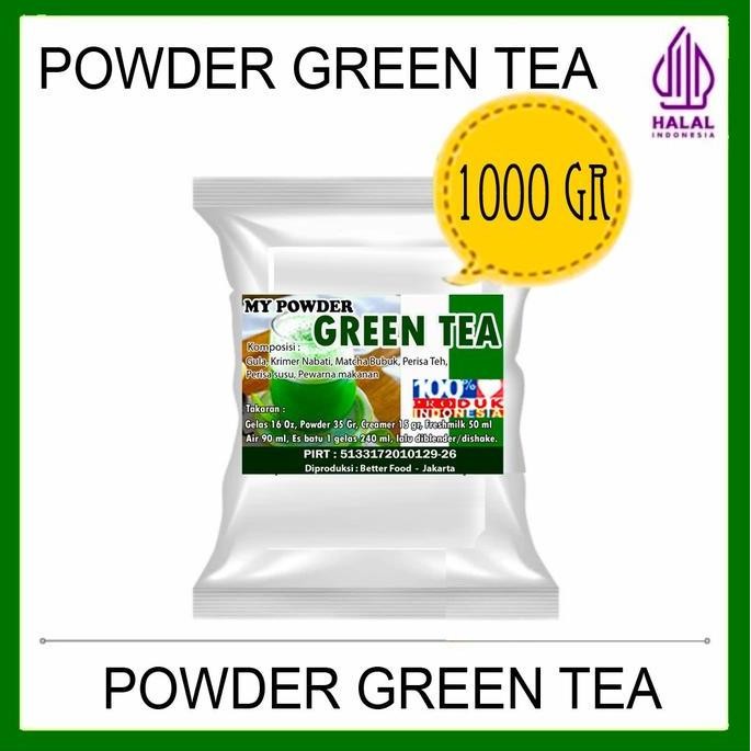 

Matcha Green Tea Powder/Bubuk Matcha Green Tea 1000 Gram (Mine)