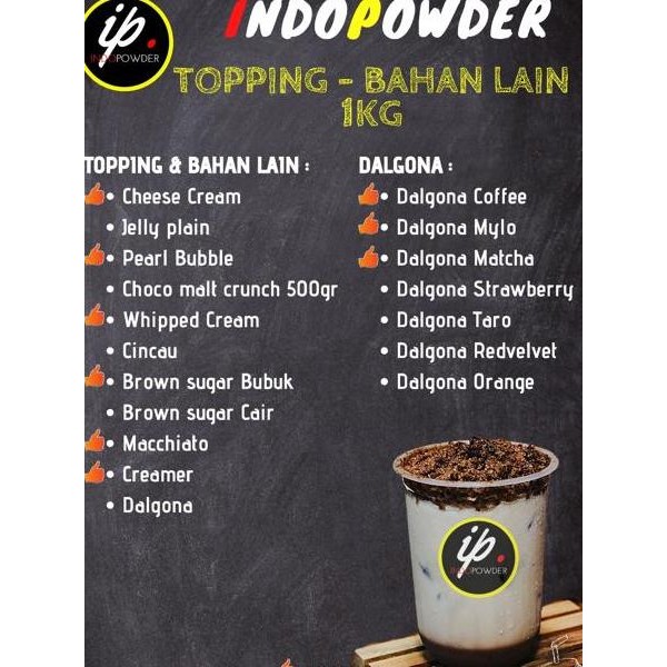 

Dalgona Matcha 1Kg - Bubuk Dalgona Matcha 1Kg Indopowder (Mine)