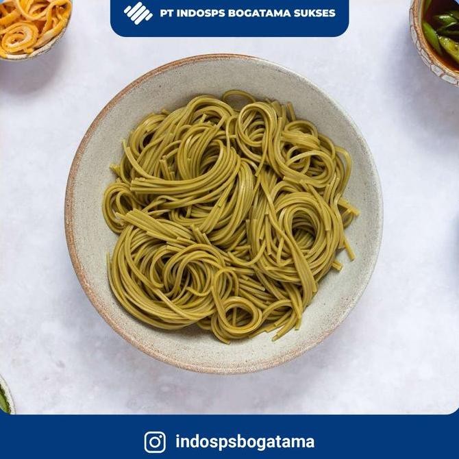 

Hatakenaka Cha Soba 250Gr | Dry Matcha Noodle Chasoba | Mie Kering (Mine)