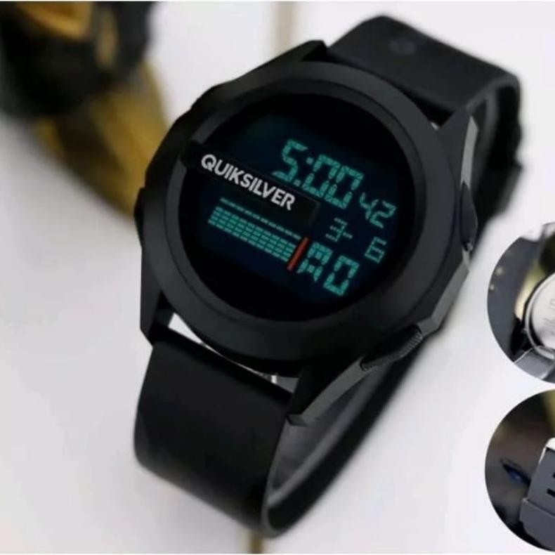 Original Lebih Keren Cod/Jam Tangan Pria Digital Rubber Tahan Air/Jam Tangan Cowok Quicksilver Terla