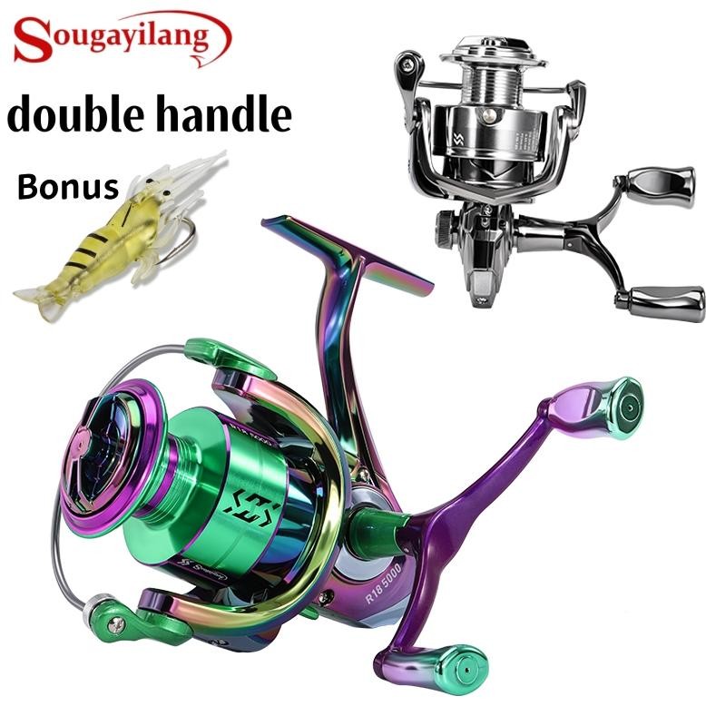 Terlaris Sougayilang Reel Pancing Double Handle 1000-5000 Spinning Reel Metal