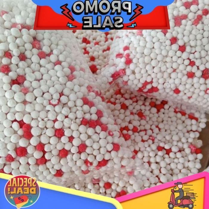 

Hanya Hari Ini Sagu Mutiara 1Kg / Sagu Mutiara Merah Putih/Hijau Putih Sagu Mutiara Mentah