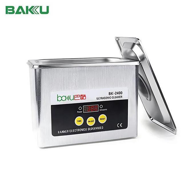 TERBARU - Baku BK-2400 0.8 liter Stainless Steel Ultrasonic Cleaner Digital