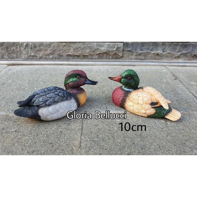 patung pajangan bebek mandarin miniatur bebek mandarin