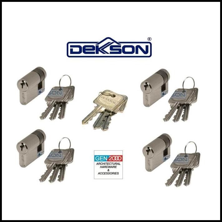 Master Key CYLINDER DEKKSON CYL HC DL30+10MM MATT BLACK Kunci Master Silinder Kunci Dekkson HC DL 40