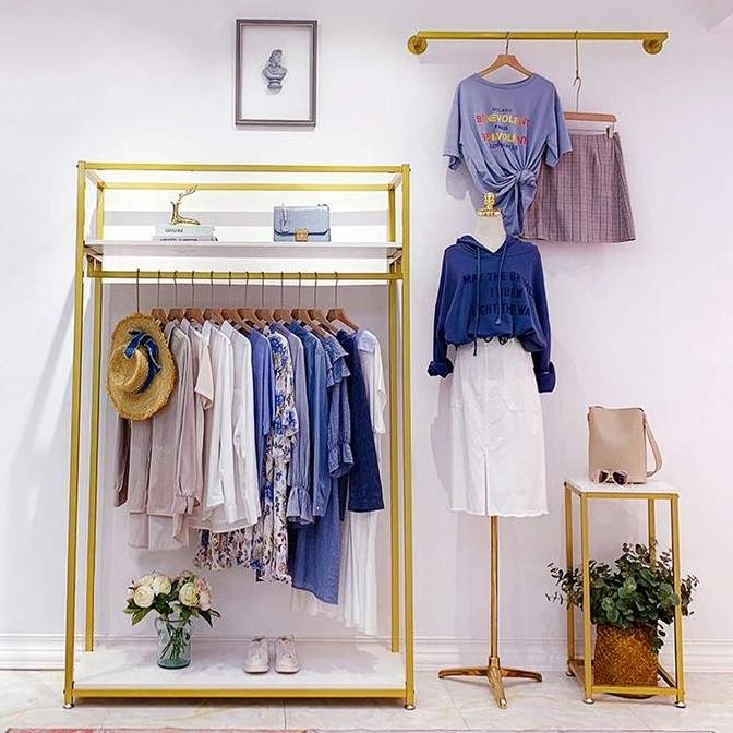 Rak Hanger Baju Distro Minimalis