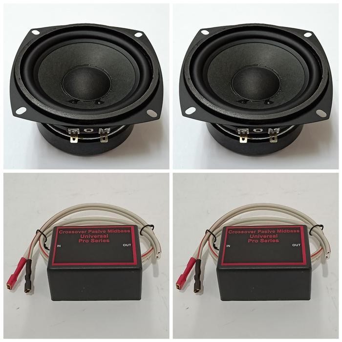Speaker Midbass 4inch Celavin Design Plus Crossover Pasive Pro Series