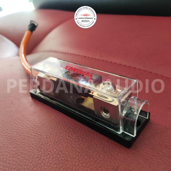 Skring Fuse Aki / Strum ANL 100A Vornix + Kabel 4 AWG + Skun Terbaik Berkualitas