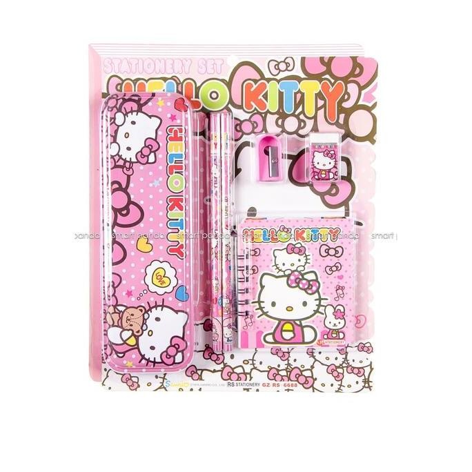 

Study Set/Paket Alat Tulis Set Hello Kitty Pink Rs-6688