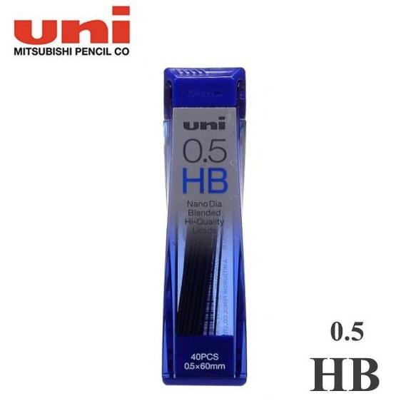 

Uni Nano Dia Pencil Lead 0.5 Mm Hb / Isi Pensil Mekanik Hb - 0.5 Mm