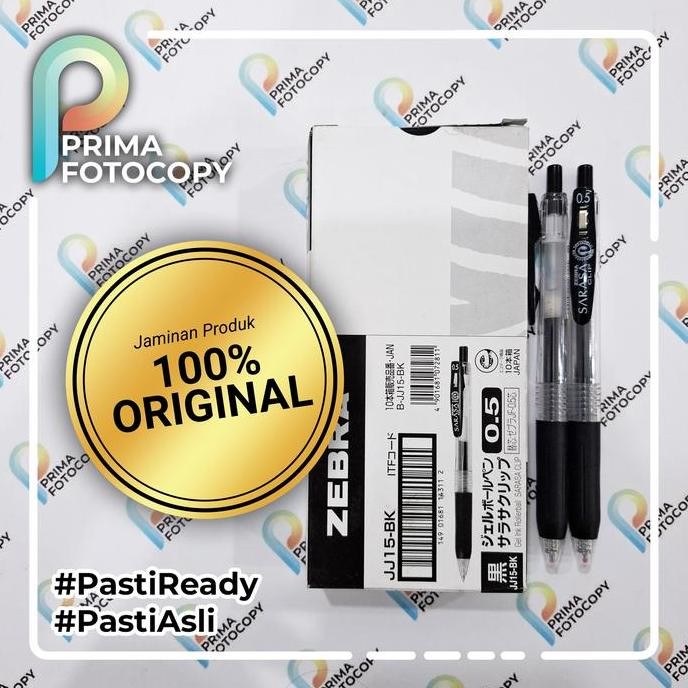 

Pulpen Sarasa 0.5 Hitam | Zebra Sarasa Clip Gel 0.5 Satuan